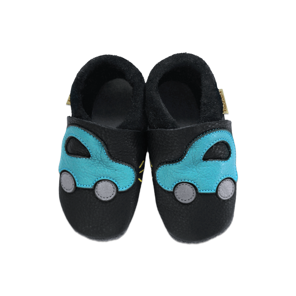Baobaby Classic Babyschuhe – Buggy Black L – – MamaMilla