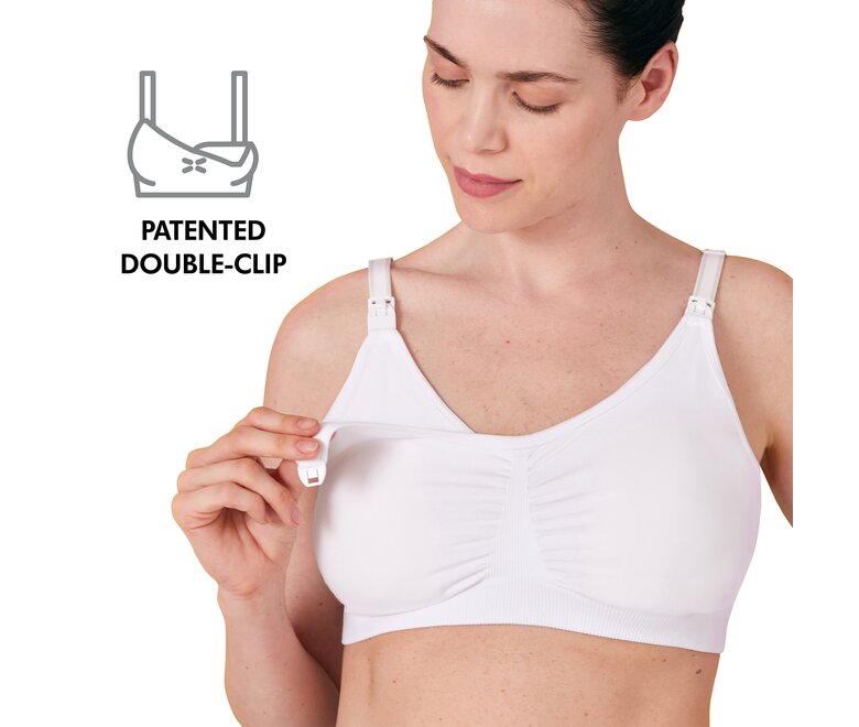 Medela Komfortabel 3-i-1 amme- og pumpe-BH, sort, str. L - MamaMilla