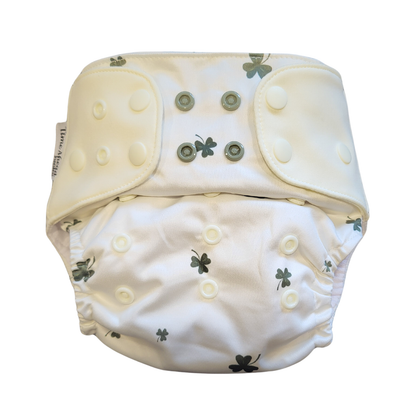 Svenska Skogen | Pocket blöja Stretch | 5-17kg: Humleblommor blå / Inga inlägg - - MamaMilla