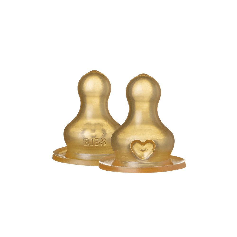 BIBS 2-pack antikolik flaskesut – Medium Flow - MamaMilla