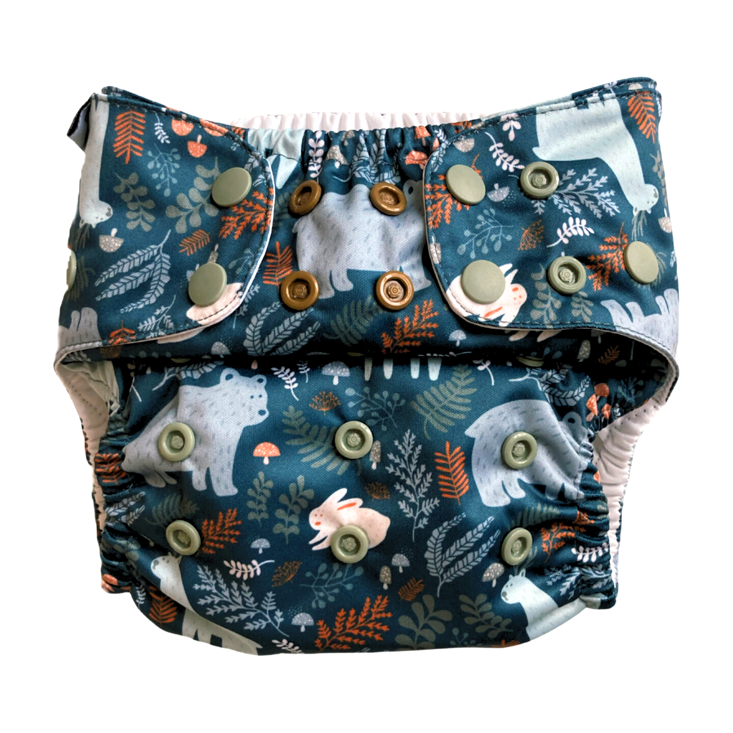 Der schwedische Wald | Taschenwindel | Schleim 3-15kg: Hopfenblüten weiß / Keine Einlagen - - MamaMilla