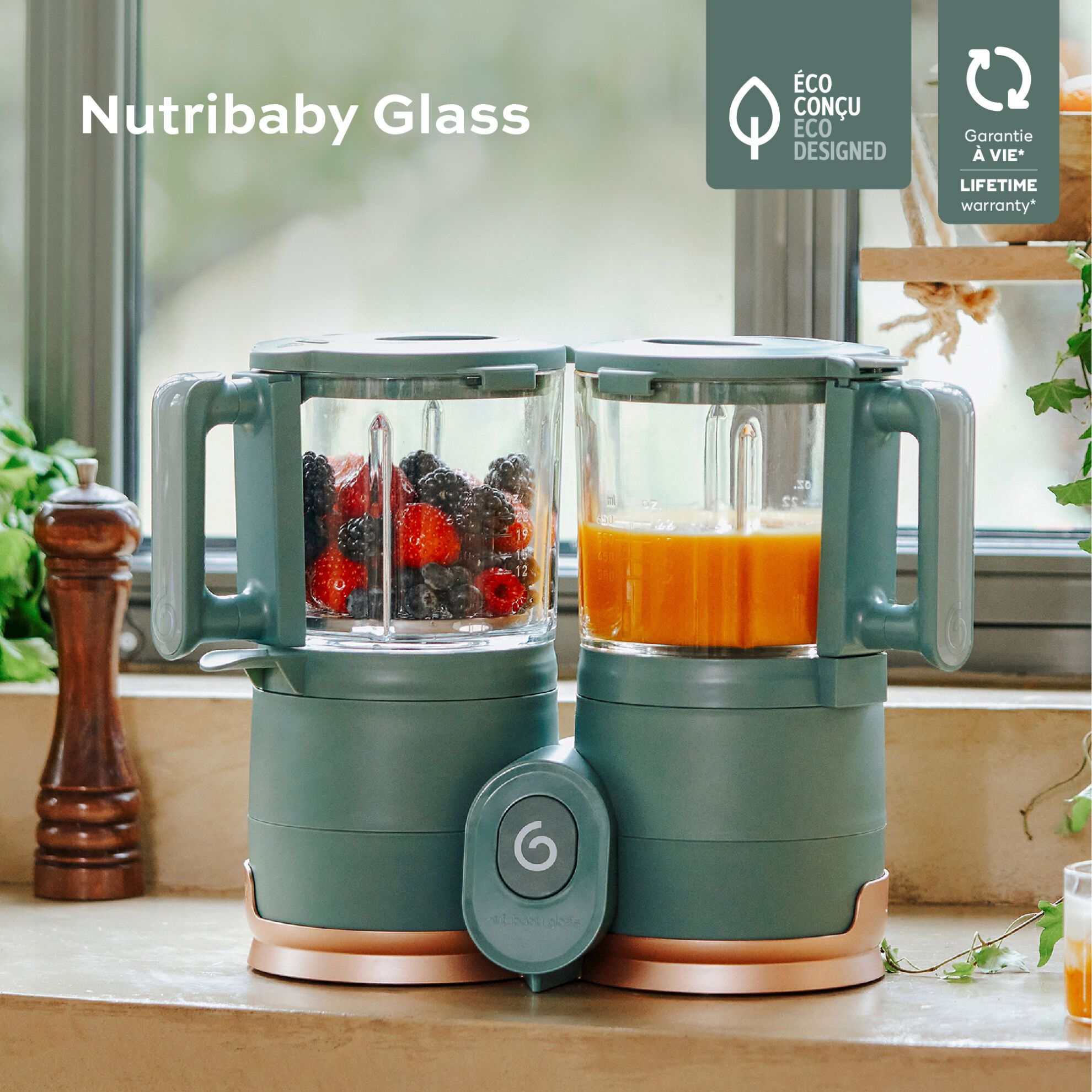 Babymoov Madmaskine - Nutribaby One - Glas - Madmaskine - MamaMilla