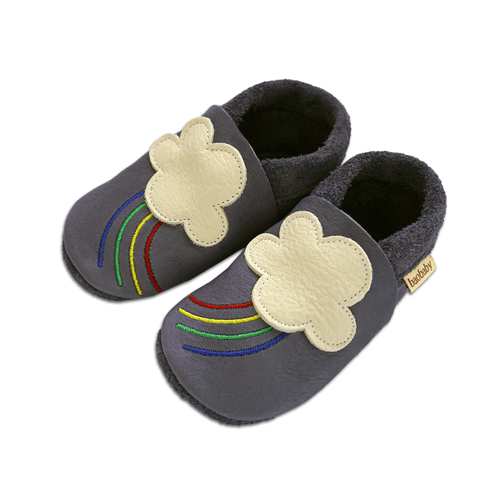 Baobaby Classic Baby Skor - Rainbow XL - - MamaMilla