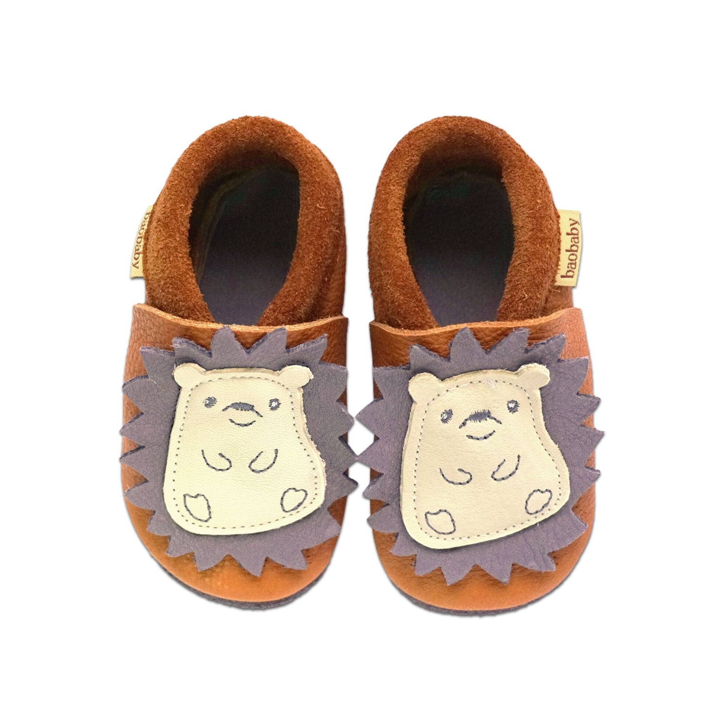 Baobaby Classic Babyschoentjes - Spikey Curry XL - - MamaMilla