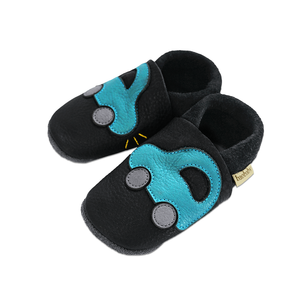 Baobaby Classic Babyschuhe – Buggy Black XXL – – MamaMilla
