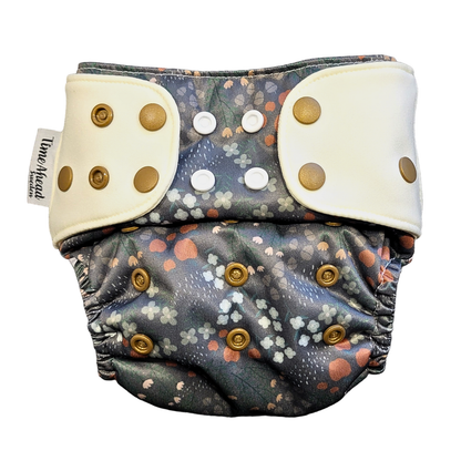 Svenska Skogen | Pocket blöja Stretch | 5-17kg: Humleblommor blå / Inga inlägg - - MamaMilla
