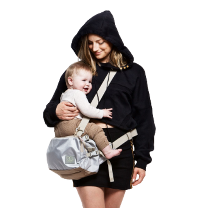 Love radius - CaravanBag - Multitaske og hip carrier i én - Grå - Pusletaske - MamaMilla